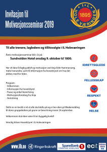 IL Holeværingen invitasjon til motivasjonsseminar 2019